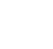 White outline of open coconut icon 