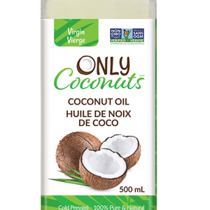 Only Coconuts 100% pure virgin coconut oil 500mL bottle