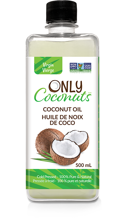 Only Coconuts 100% pure virgin coconut oil 500mL bottle